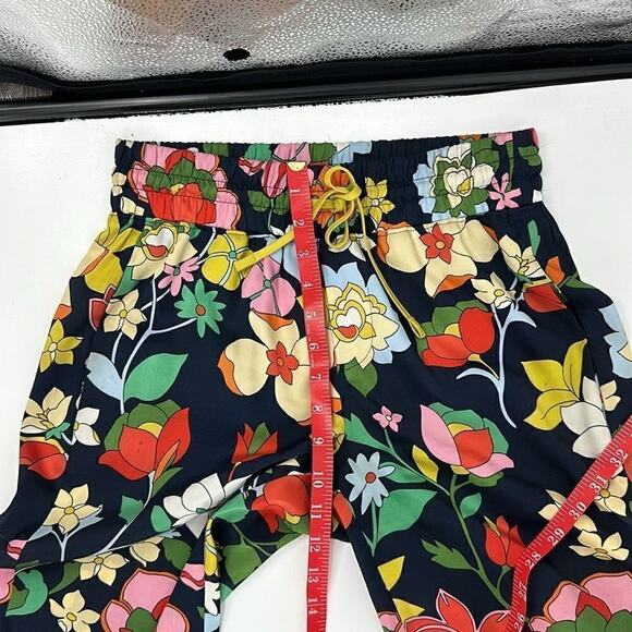 Woman’s kate spade new york XXS Flower Bed Twill Pants Flower Patterns Wide Leg - Picture 11 of 14